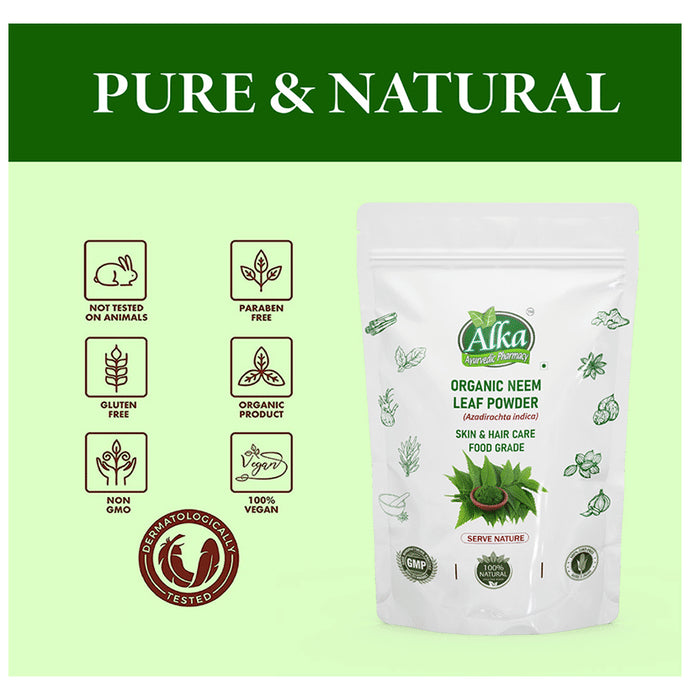 Alka Ayurvedic Pharmacy Organic Neem Leaf Powder