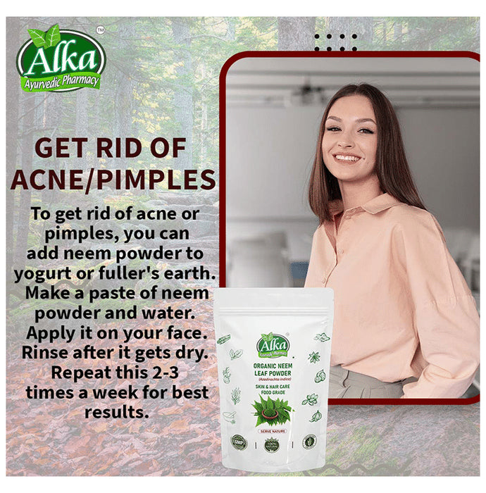 Alka Ayurvedic Pharmacy Organic Neem Leaf Powder