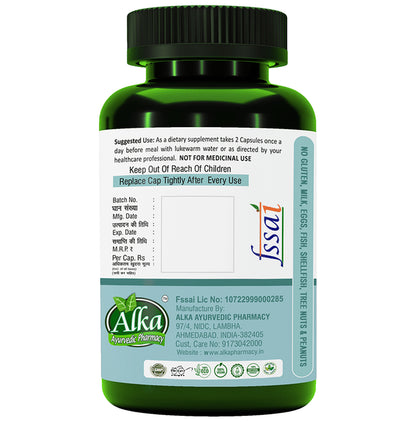 Alka Ayurvedic Pharmacy Plant Based Cholesterol Support Veg Capsule