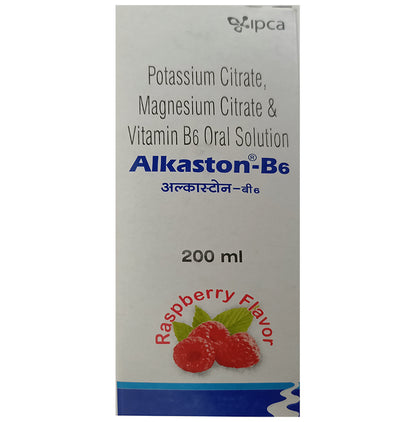 Alkaston B-6 Oral Solution with Potassium, Magnesium & Vitamin B6 | Raspberry - Classic Derma