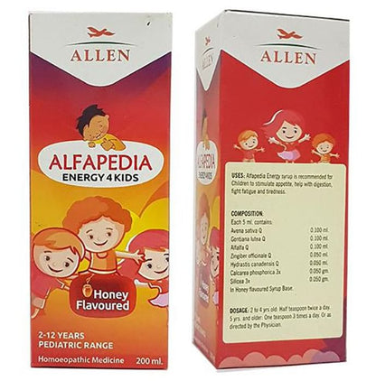 Allen Alfapedia Energy 4 Kids Syrup - Classic Derma