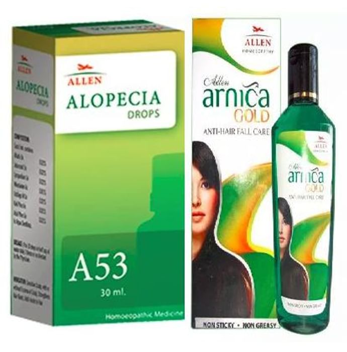 Allen Hair Care Combo (A53 + Arnica Gold Oil) - Classic Derma