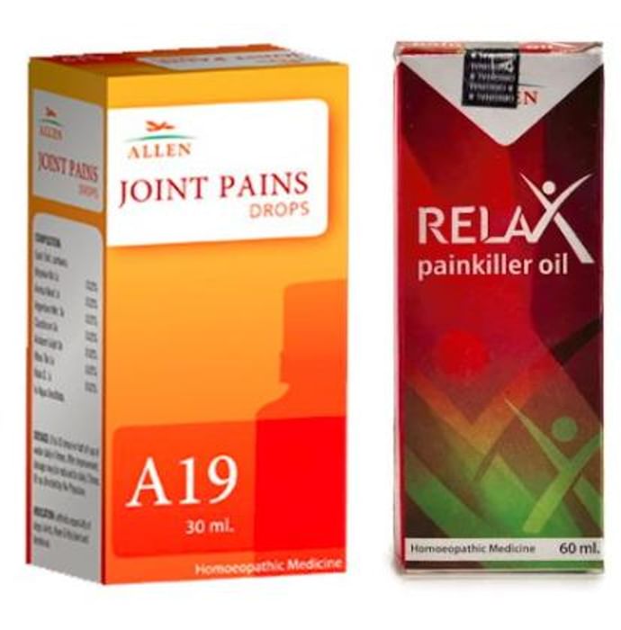 Allen Joint Care Combo (A19 + Relax Pain Killer Oil) - Classic Derma