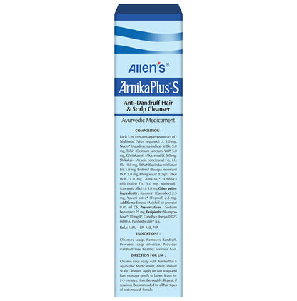 Allen Laboratories ArnikaPlus-S Anti-Dandruff Hair & Scalp Cleanser (100ml Each)