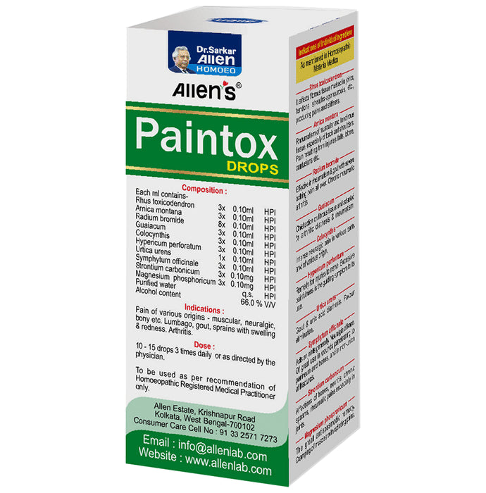 Allen Laboratories Paintox Drops (30ml Each)