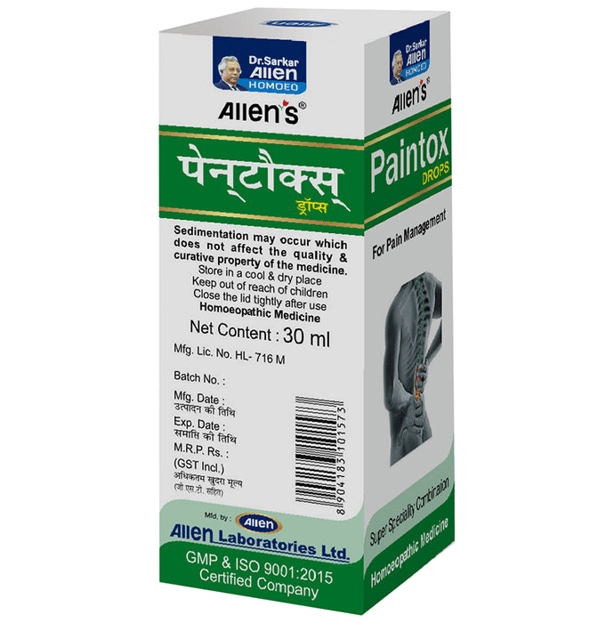 Allen Laboratories Paintox Drops (30ml Each)