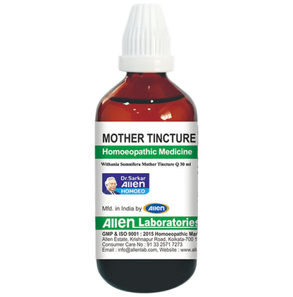Allen Laboratories Withania Somnifera Mother Tincture Q - Classic Derma