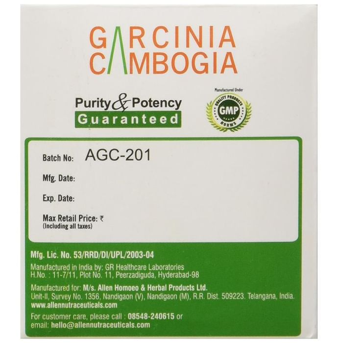 Allen Nutraceutical Garcinia Cambogia Capsule