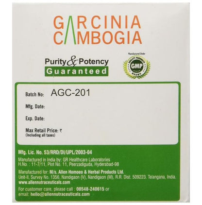 Allen Nutraceutical Garcinia Cambogia Capsule