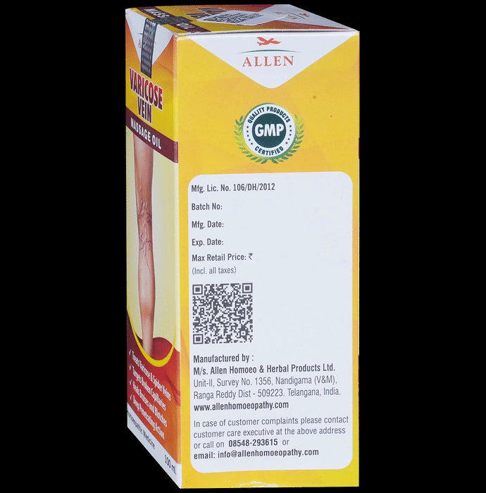 Allen Varicose Vein Massage Oil