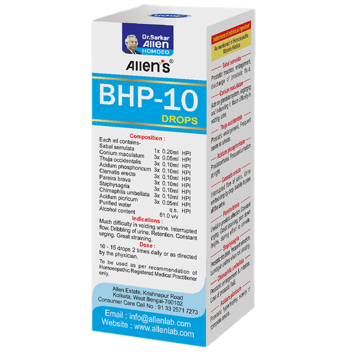Allen's BHP-10 Drops (30ml Each)