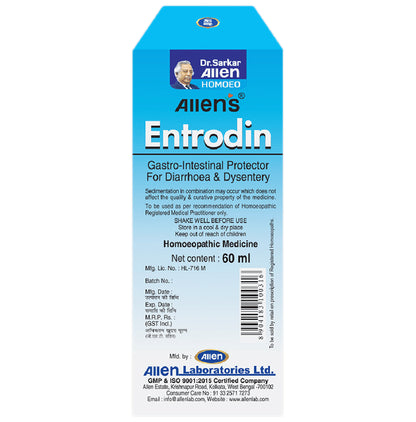 Allen's Entrodin Syrup (60ml Each)