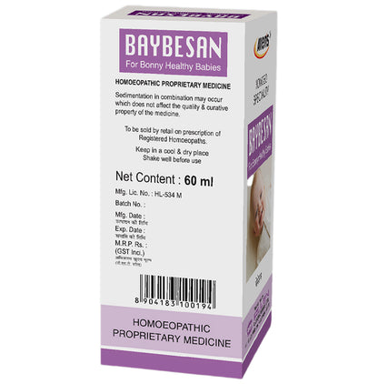 Allen's Homeo Speciality Baybesan Tonic (60ml Each)