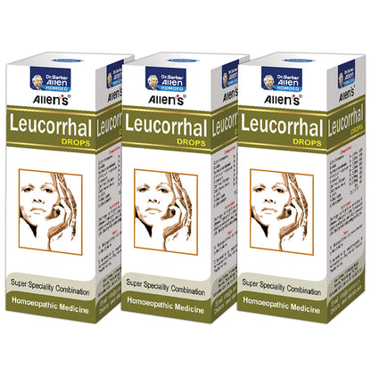 Allen's Leucorrhal Drops (30ml Each) - Classic Derma