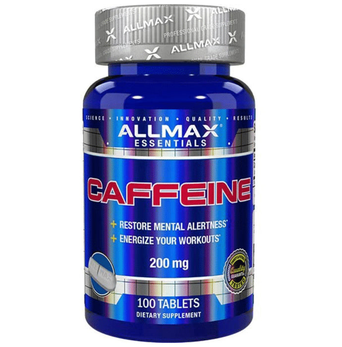 Allmax Essentials Caffine 200mg Tablet - Classic Derma