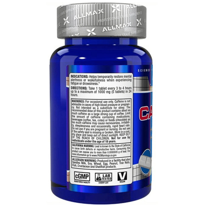 Allmax Essentials Caffine 200mg Tablet