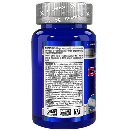 Allmax Essentials Caffine 200mg Tablet