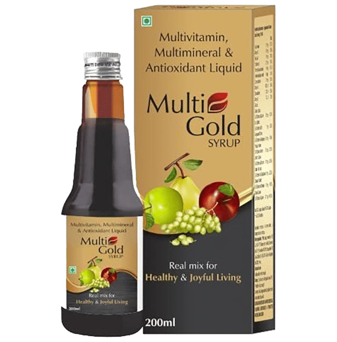 Alloes Multi Gold Multivitamin and Multimineral Syrup - Classic Derma