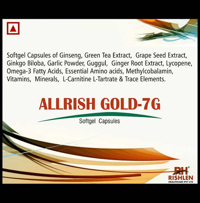 Allrish Gold 7G Softgel Capsule - Classic Derma
