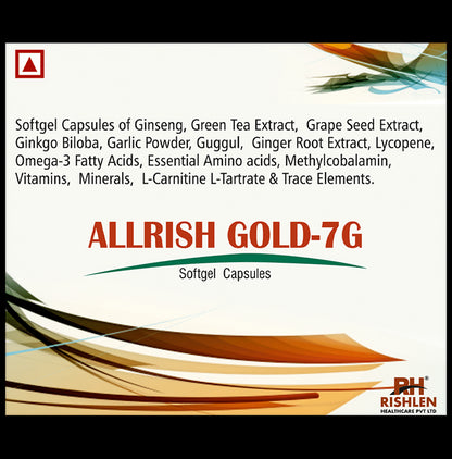 Allrish Gold 7G Softgel Capsule - Classic Derma