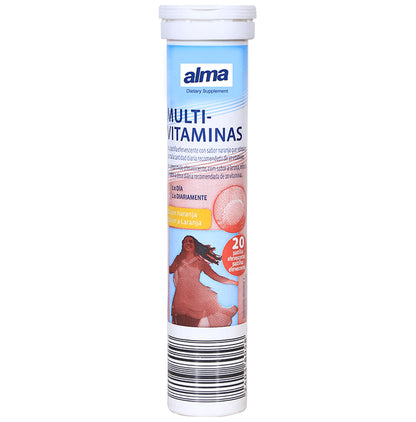 Alma Multi-Vitaminas Effervescent Tablet - Classic Derma