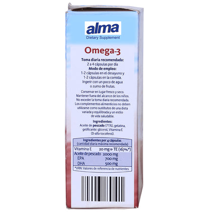 Alma Omega 3 Acidos Grasos Capsule