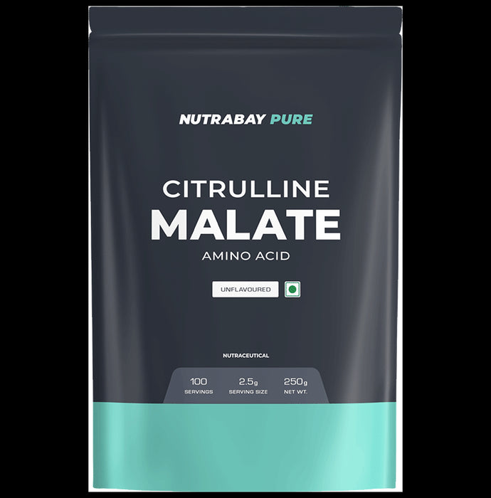 Nutrabay Citrulline Malate Amino Acid for Muscle Recovery & Endurance | Unflavoured - Classic Derma