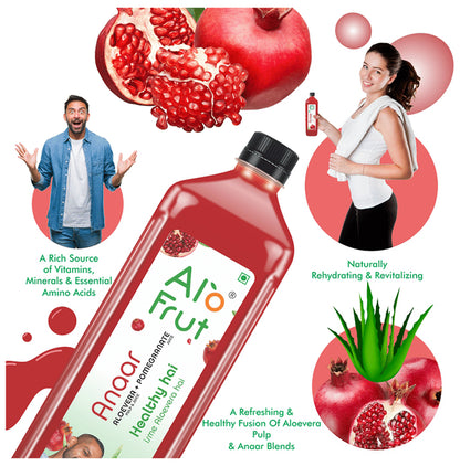 Alo Frut Anaar Aloevera Juice