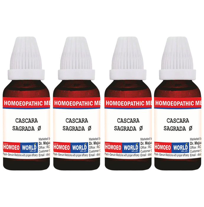 Dr. Majumder Homeo World Cascara Sagrada Mother Tincture (30ml Each) Q - Classic Derma
