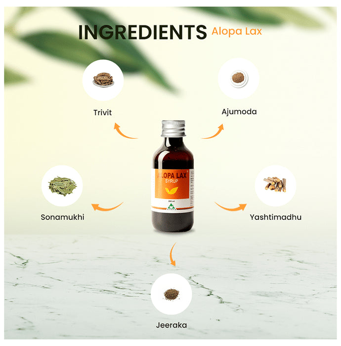 Alopa Alopalax Constipation Relief Syrup (200ml Each)