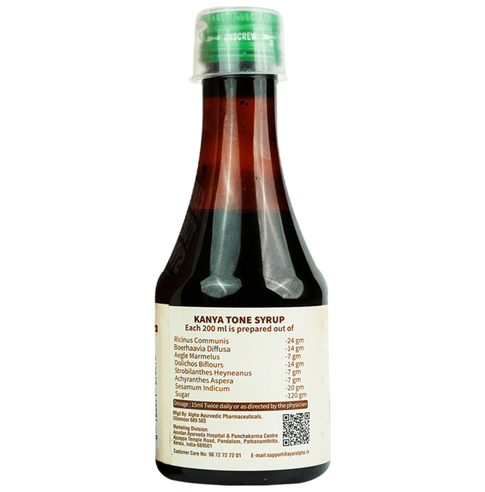 Alpha Ayurveda Kanya Tone Syrup