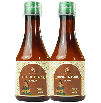 Alpha Ayurveda Vrindha Tone Syrup (200ml Each) - Classic Derma