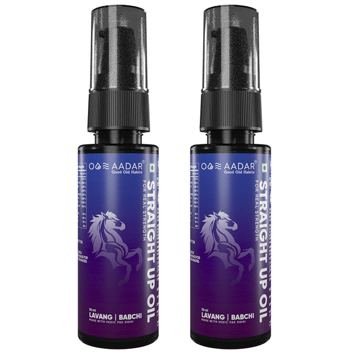 Aadar Straight Up Oil (30ml Each) - Classic Derma