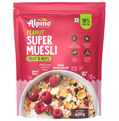 Alpino Peanut Super Muesli Fruit and Nut - Classic Derma