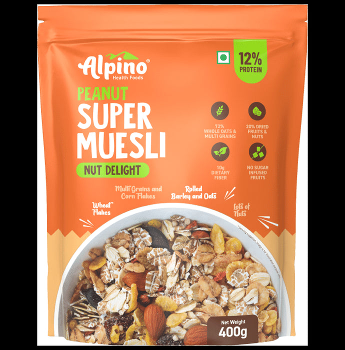 Alpino Peanut Super Muesli Nut Delight - Classic Derma