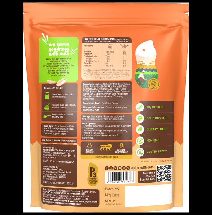 Alpino Peanut Super Muesli Nut Delight