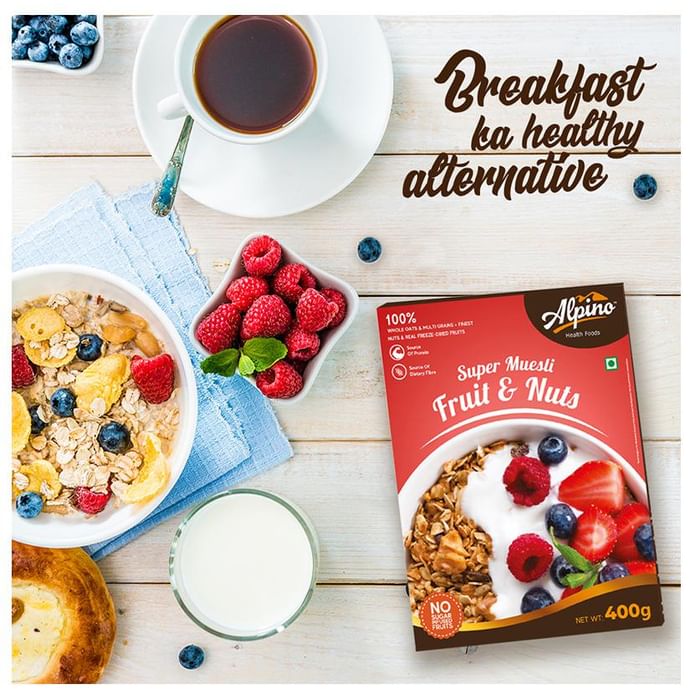 Alpino Super Muesli (400gm Each) Fruit and Nut