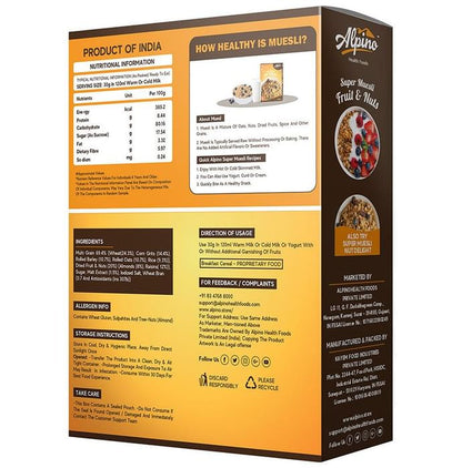 Alpino Super Muesli (400gm Each) Nut Delight