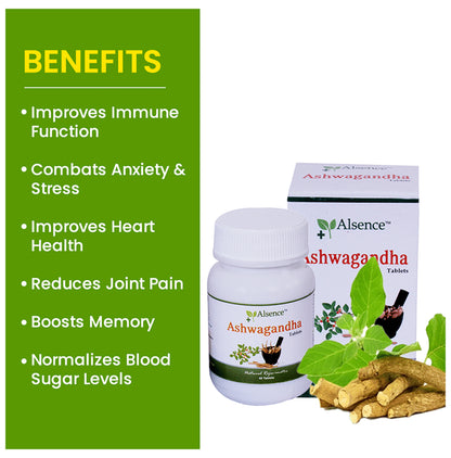 Alsence Ashwagandha Tablet (40 Each)