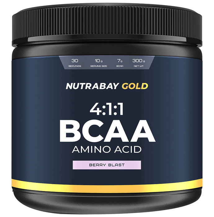 Nutrabay Gold 4:1:1 BCAA Berry Blast - Classic Derma