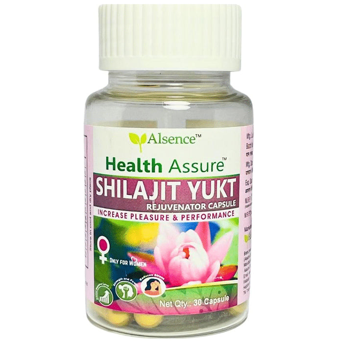 Alsence Health Assure Shilajit Yukt Rejuvenator Capsules For Women (30 Each) - Classic Derma