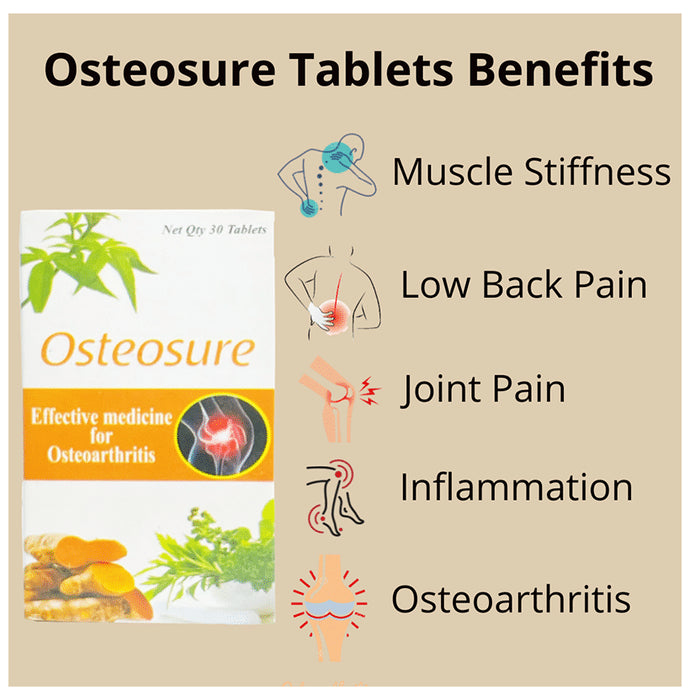 Alsence Osteosure (30 Tablet Each)