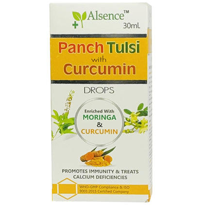 Alsence Panch Tulsi with Curumin Drops - Classic Derma