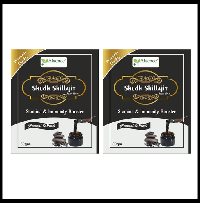 Alsence Shudh Shilajit (30gm Each) - Classic Derma