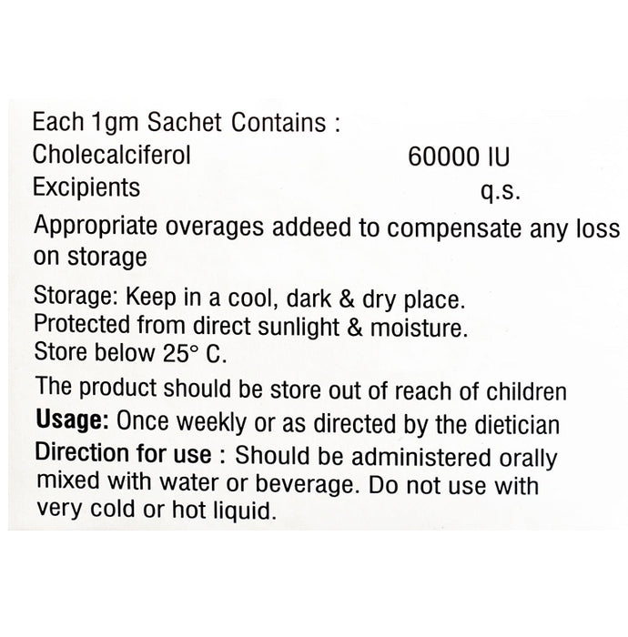 Alycal D3 Sachet (1gm Each) Sachet Orange Sugar Free