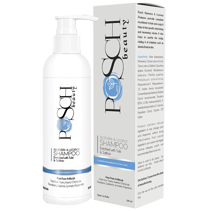 Posch Aloevera & Licorice Shampoo - Classic Derma