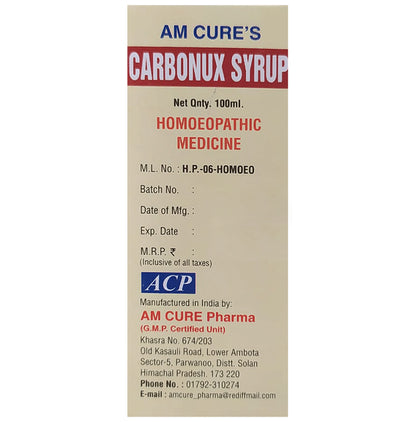 Am Cure's Carbonux Syrup