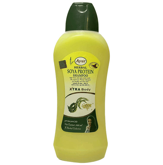 Ayur Herbal Shampoo(1000ml) Soya Protein - Classic Derma
