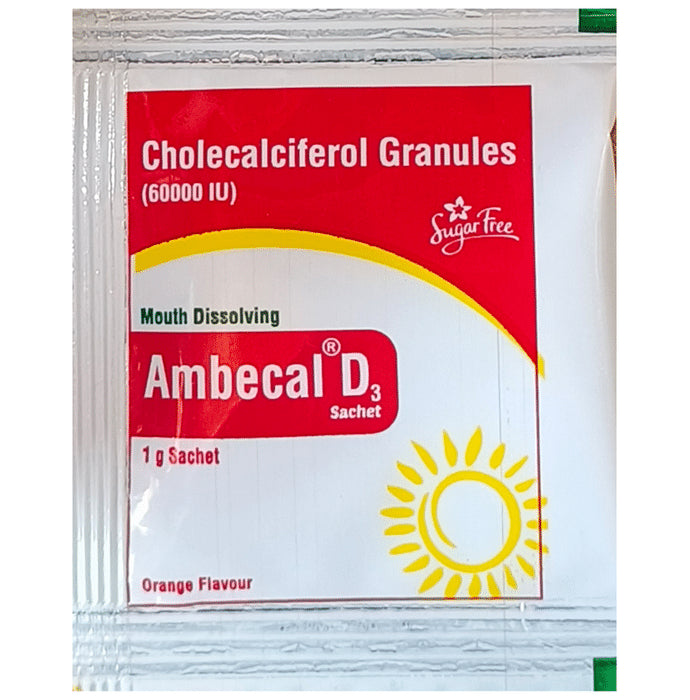 Ambecal D3 Sachet Orange Sugar Free