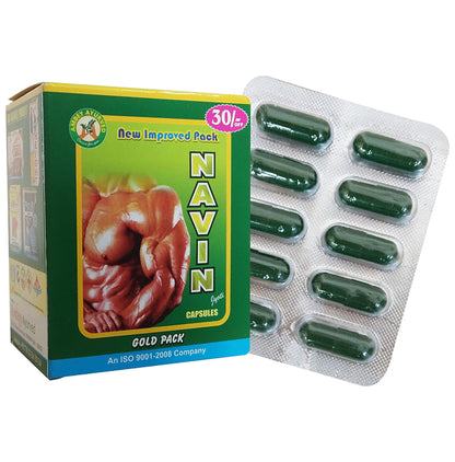 Ambey Ayurved Navin Jyoti Capsule - Classic Derma